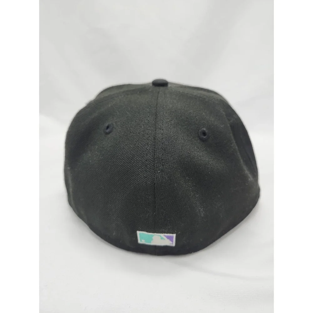 Atlanta Braves New Era Black 1972 MLB All-Star Game Black Light 59FIFTY...